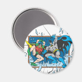 Aimant Fenêtre Batman & Robin Shatter (Recto/Verso)