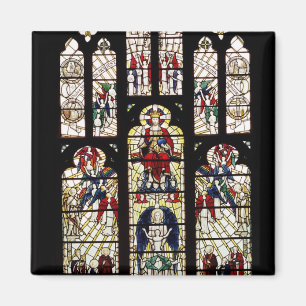 Aimant Fenêtre dans la cathédrale de Worcester, XVème