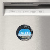 Aimant Fenêtre de lave à Dimmuborgir, région de Myvatn -  (In Situ (Lave-vaisselle))