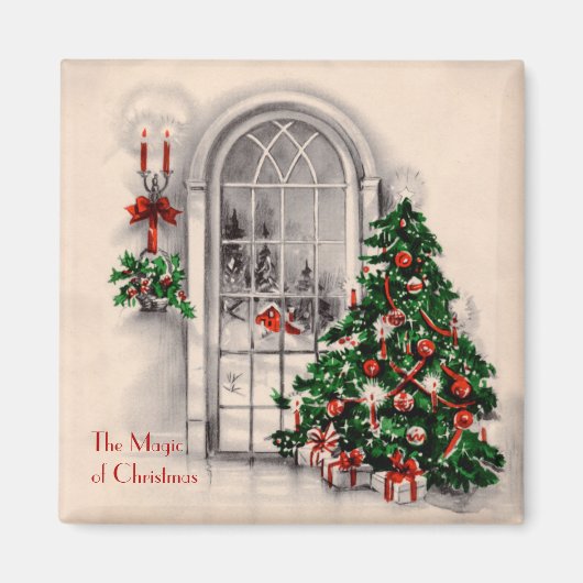 Aimant Fenêtre de Noël (Devant)