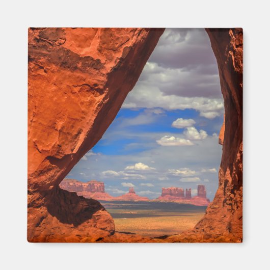 Aimant Fenêtre de roche sur Monument Valley, AZ (Devant)