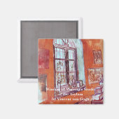 Aimant Fenêtre du Studio de Vincent van Gogh à l'Asile (Recto/Verso)