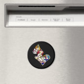 AIMANT FENÊTRE EN VERRE STAINÉ (In Situ (Lave-vaisselle))