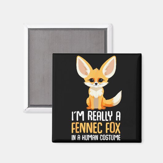 Aimant Fennec Fox Costume Girls Fox (Recto/Verso)