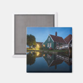 Aimant Ferme de fromage à twilight en Hollande (Recto/Verso)