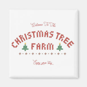 Aimant Ferme de Noël