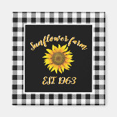 Aimant Ferme de tournesol (Devant)