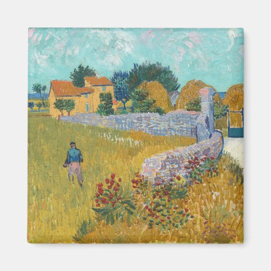 Aimant Ferme en Provence | Vincent Van Gogh (Devant)