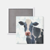 Aimant Ferme patriotique - Vache (Recto/Verso)