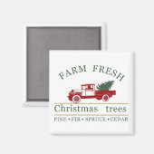 Aimant Ferme vintage classique camion pins (Recto/Verso)