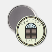 Aimant Fermez ! (Recto/Verso)