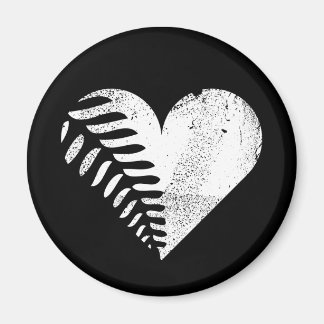 Aimant Fern Heart Dark