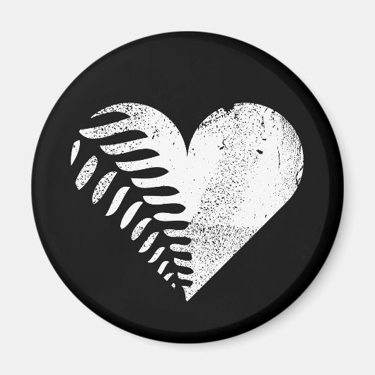 Aimant Fern Heart Dark (Devant)