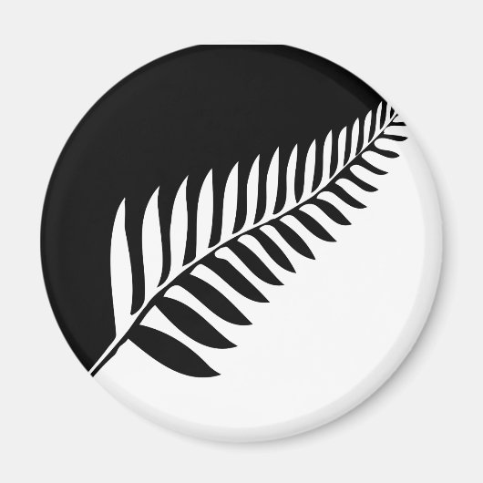 Aimant Ferne argentée de Nouvelle-Zélande (Devant)