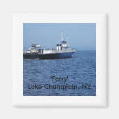 Aimant "Ferry" Lac Champlain, NY (Devant)