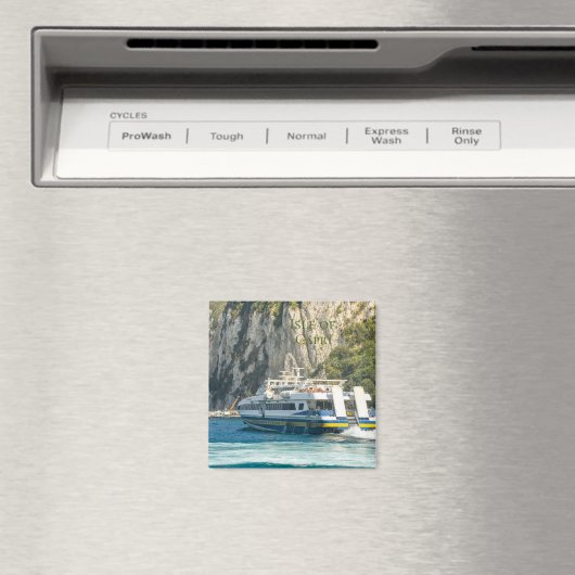 Aimant Ferry Port de départ sur l'île de Capri (In Situ (Lave-vaisselle))