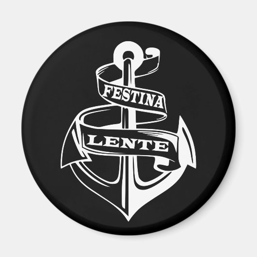 Aimant Festina lente (Devant)