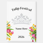 Aimant Festival de Tulipes  (Recto)