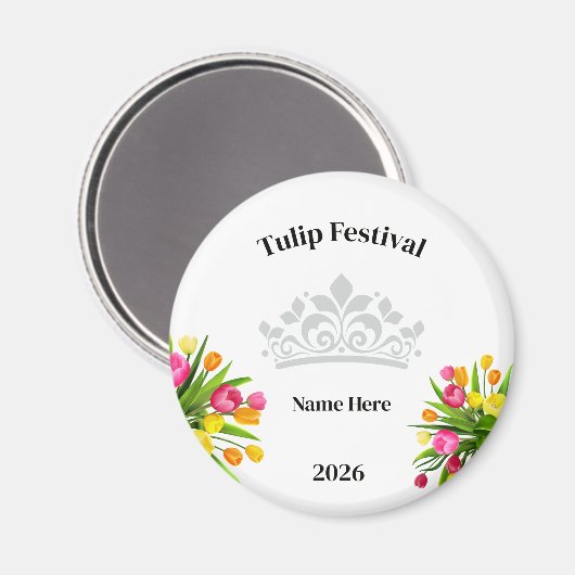 Aimant Festival de Tulipes (Recto/Verso)