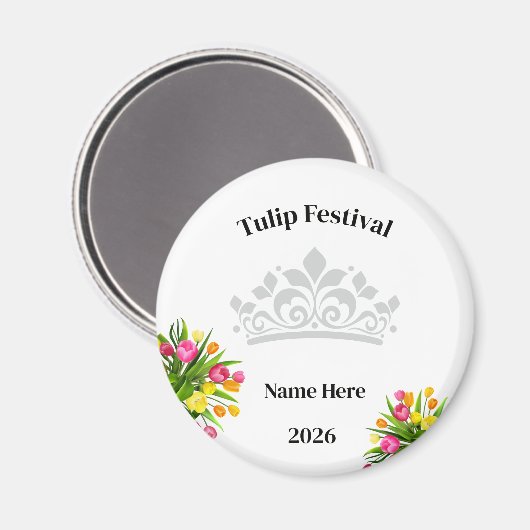 Aimant Festival de Tulipes (Recto/Verso)