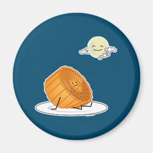 Aimant Festival du milieu de l'automne Moon cake lunakes