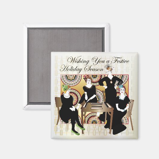 Aimant Festival Mah Jongg (Recto/Verso)