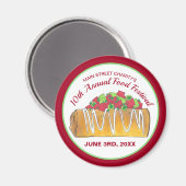 Aimant Festival mexicain de la cuisine tex mex Chimichang (Recto/Verso)