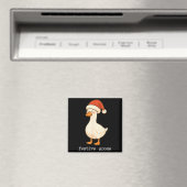 Aimant Festive And Mpy Goose Santa Hat Xmas Light Matchin (In Situ (Lave-vaisselle))