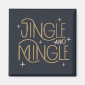 Aimant Festive Jingle et Mingle Holiday Design (Devant)