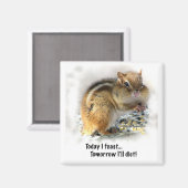 Aimant Festoyer Chipmunk (Recto/Verso)