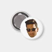 Aimant Fête d'anniversaire de Bachelorette avec découpe d (Recto/Verso)