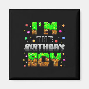 Aimant Fête d'anniversaire Je suis le garçon d'anniversai