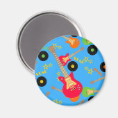 Aimant Fête d'anniversaire Rock Star Boy (Recto/Verso)