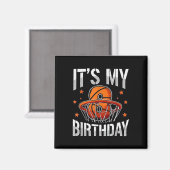 Aimant Fête d'anniversaire squelette 8 ans (Recto/Verso)