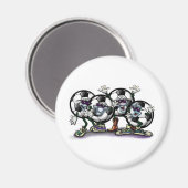 Aimant Fête de football (Recto/Verso)