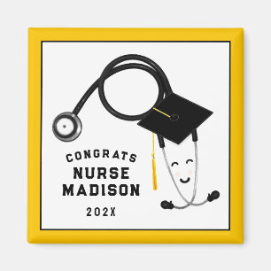 Aimant Fête de graduation infirmière personnalisée Favori