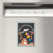 Aimant Fête de la marmotte : ombre ou ombre? (In Situ (Lave-vaisselle))