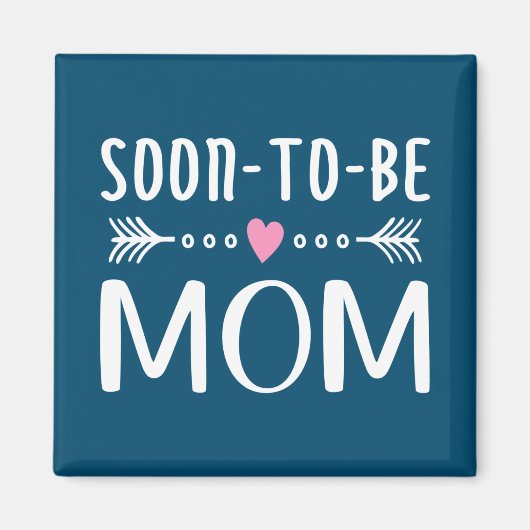 Aimant Fête de la mère de la mère de la petite mère | Mag (Devant)