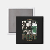 Aimant Fête de la Saint-Patrick Fierté irlandaise Défilé (Recto/Verso)