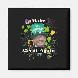 Aimant Fête de la Saint-Patrick Grande encore Chemise