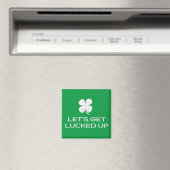 Aimant Fête de la Saint-Patrick, laissons-nous chanceler (In Situ (Lave-vaisselle))
