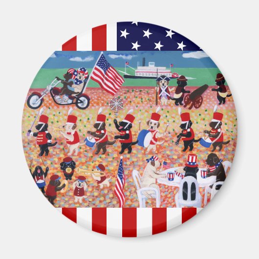 Aimant Fête de l'Indépendance (Devant)