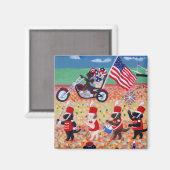 Aimant Fête de l'Indépendance (Recto/Verso)