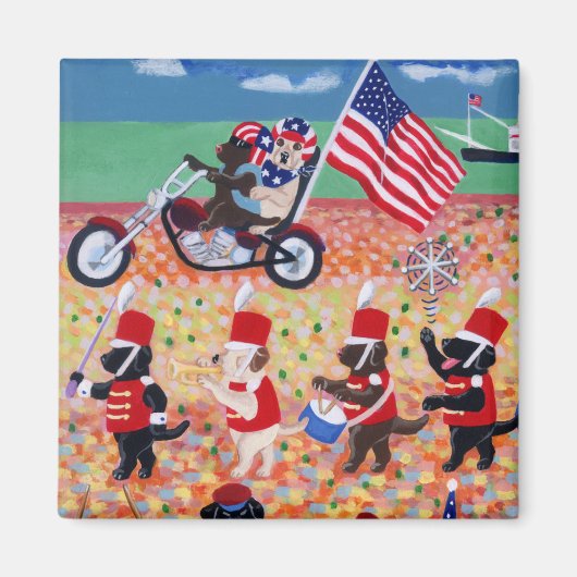 Aimant Fête de l'Indépendance (Devant)