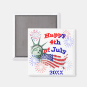 Aimant Fête de l'Indépendance (Recto/Verso)