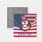 Aimant Fête de l'Indépendance (Recto/Verso)