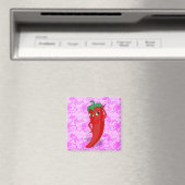 Aimant Fête de mariage avec diva piment rouge (In Situ (Lave-vaisselle))