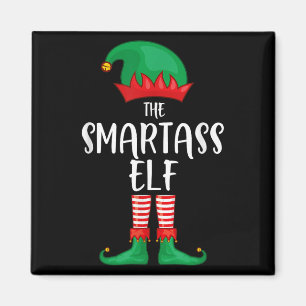 Aimant Fête de Noël de l'Elf intelligent tenue de groupe