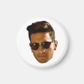 Aimant Fête d'enterrement de vie de jeune fille avec déco (Devant)