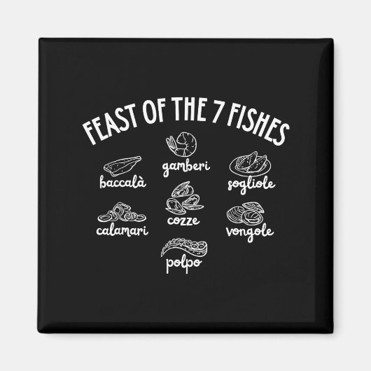 Aimant Fête des 7 Poissons (Devant)